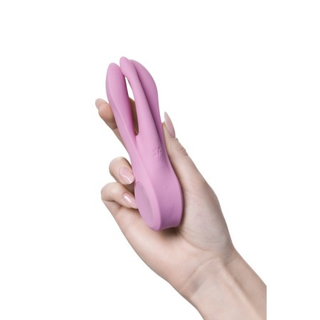 Satiffyer Threesome 1 vibro -stimulator, pink color-4