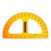 Set for the school board, 5 items: 2 triangles, 1 transporter, 1 circuit, 1 ruler