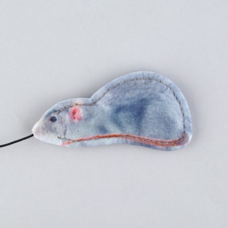 Teaser with a toy "rat", 6.5 cm-4