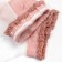 Women's socks Minaku "Flowers", pink color, rr 36-37 (23 cm)