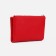 Women's wallet on the button, red color