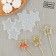 Silicone Mold for candy and chocolate “Star rattle”, the color is transparent