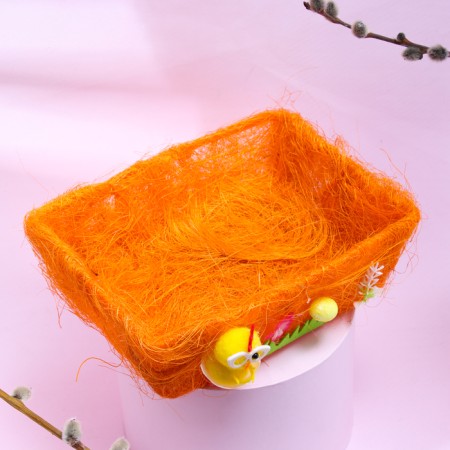 Easter decorative basket "Joy" 20x18x7 cm-2