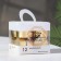 Set of candles in the sleeve "Circle", 12 pcs, metallic, gold