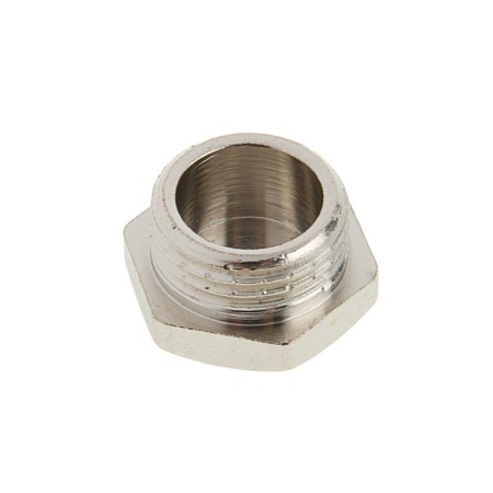 Plug Valtec, 1/2 ", outer thread, nickel -plated brass-1