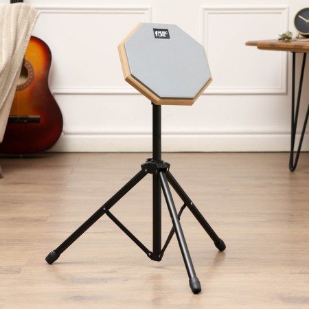 A set of drummer Music Life: PED 8 inches, stand, gray