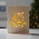 LED figure "Tiger" 13 × 16 × 5 cm, cardboard, battery AAX2 (not in the kit), glow warm white