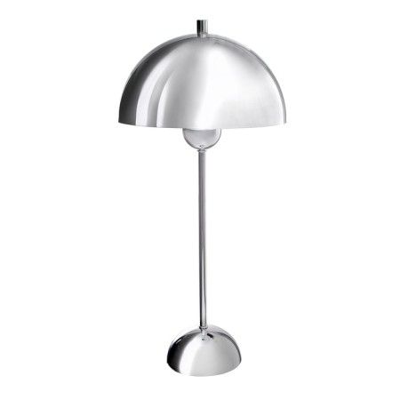 Traffic lamp with lampshade Risalux "Cooper" Modern, E27, 3 W, Chrome, 25 × 25 × 53 cm-5