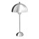 Traffic lamp with lampshade Risalux "Cooper" Modern, E27, 3 W, Chrome, 25 × 25 × 53 cm