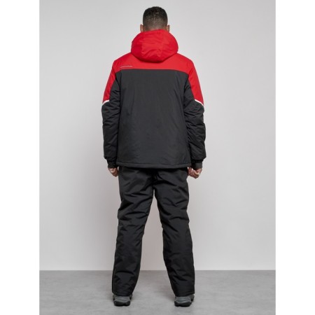 Male ski suit, size 56, red color-3