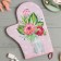 Summer Beauty mittens-seizure 20x28cm, 35% x/l, 65% p/e, gut 250g/m2