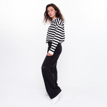 Jeans female color black, size 36 (42)-4