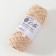 Knitting cord 100% polyester, width 4 mm 50m (beige)
