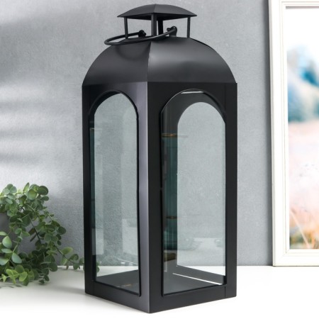Climber Metal "Lantern Dome" Black set 2 pcs 14.5x14.5x35 cm 47x18x19 cm-8