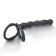 Nozzle on the penis of the oki, with an erection ring, "beads", black