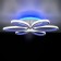 Lamp Citilux “Cesar Smart” CL233A150E 59x59x13.5 cm, 1x80W, LED, white color