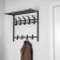 A hanger with a shelf of 2-long Toronto 22, 67 × 27 × 58.5 cm, color graphite