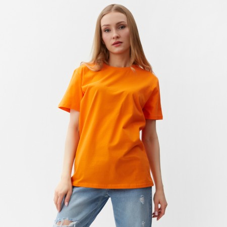 T -shirt female, orange color, size 48