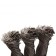 Denzel Ushm brush, 150 mm, flat, twisted stainless steel. wire 0.5 mm, landing 22.2 mm