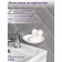 Soap dish on suction cups, plastic, 15 × 11 × 6.5 cm, white color