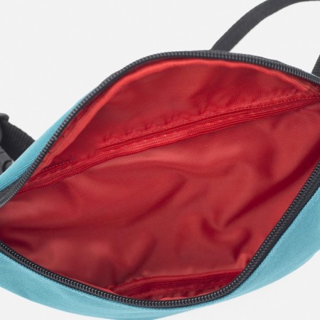 Zipper waist bag, turquoise color-3