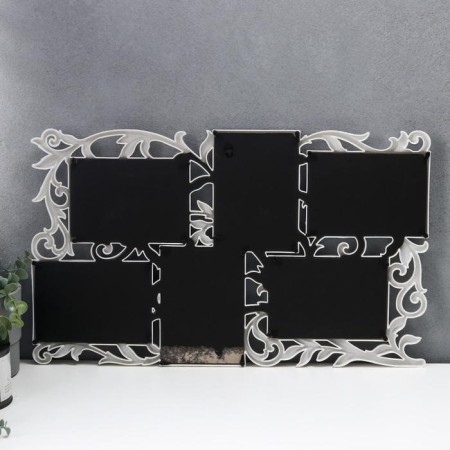 Photo frame plastic in 6 photos 10x15 cm "Blood" white 55x33 cm-2
