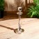 Empire aluminum candlestick per 1 candle 9.5x9.5x25 cm