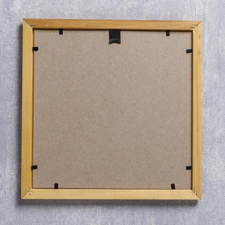 Photo frame wood 20x20 cm pine (plastic screen)-3