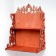 Decorative shelf, red tree, 58x46x25 cm