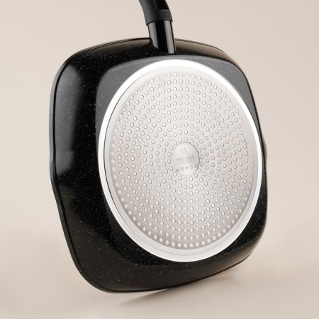 Sleep pan-Gril aluminum with anti-stick coating SL Home, D = 24 cm, h = 4 cm, induction, black color-4