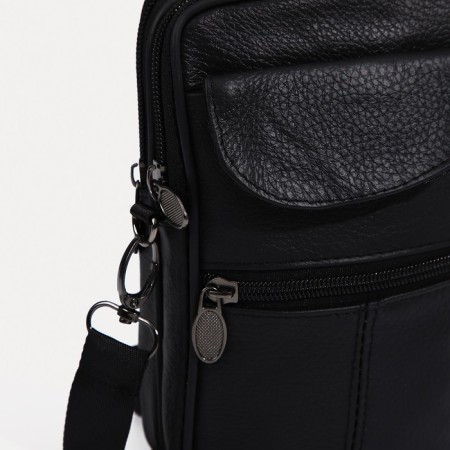Male bag, black color-2