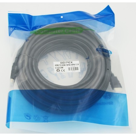 HDMI audio-video cable (M)/HDMI (M) 15m. black-1