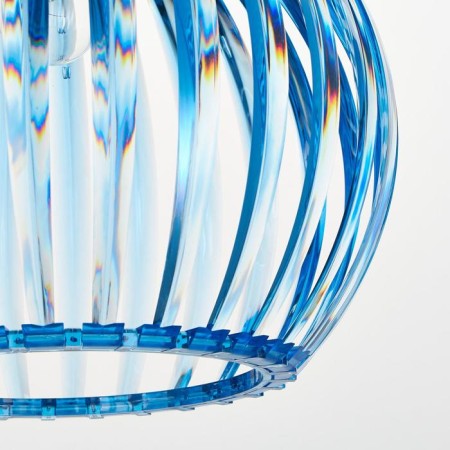Lamp Bayerlux 6330/1, 1he27 15W, blue 31x24+60 cm-4