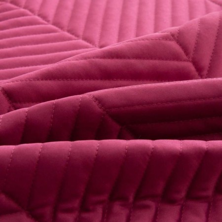 A set with a bedspread "Adonis", size 230x250 cm, 50x70 cm - 2 pcs, Bordeaux color-6