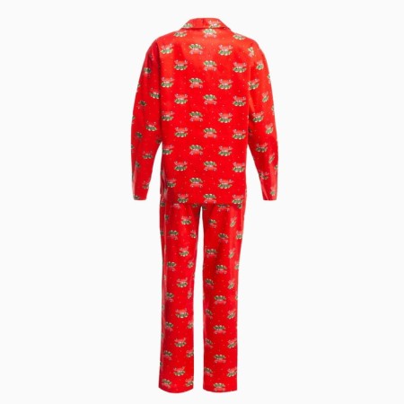 Pajama New Year's Women's KAFTAN cars, red color, size 40-42-10
