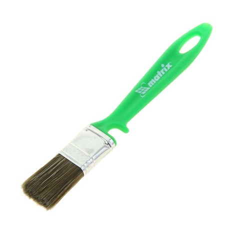 Matrix flat brush, for wood, 25x10 mm, plastic handle, natural bristles