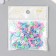 Beads for PVC creativity "Ring of blue-green" set ≈ 330 pcs 0.1x0.6x0.6 cm