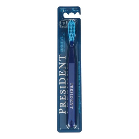 President Sensitive toothbrush Soft, 5 MIL, MIX-2