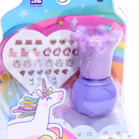 Cosmetics set for the girl "Magic Unicorn", with stickers-3
