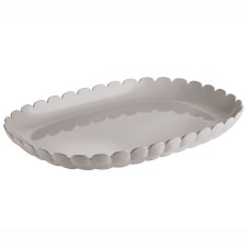 Поднос сервировочный Guzzini Tiffany, размер 32х22.5 см, цвет серо-бежевый