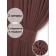 Set of curtains "Canvas", size 200x260 cm, 2 pcs, color drunk cherry