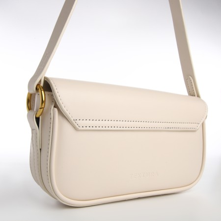 Female bag Textura, small size, milk color-2