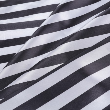 Atlas flap, white-black strip, 100 × 150 cm-1