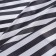 Atlas flap, white-black strip, 100 × 150 cm