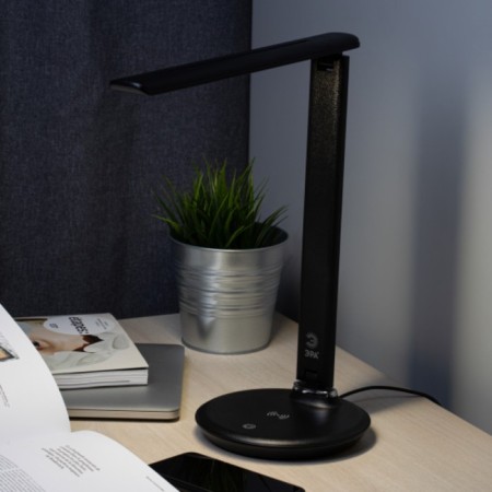 LED desktop lamp, black color-8