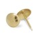 Tundra nails, decorative, 10x18.5 mm, gold, 100 pcs