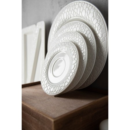 Porcelain saucer Magistro rodos, d = 15.4 cm, white color-4