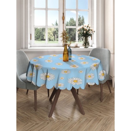 The tablecloth “Field chamomile”, round, Saten, d = 150 cm-1