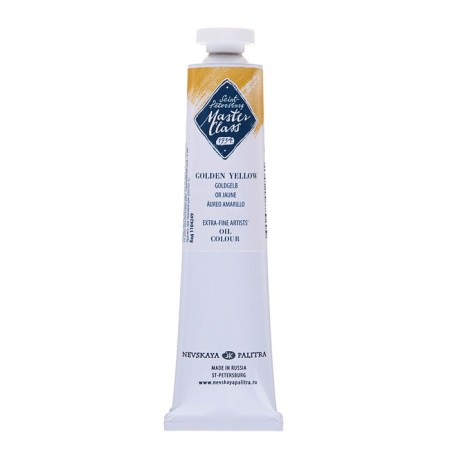 Oil paint in the tube 46 ml, ZHK "Master Class", golden yellow, 1104249-1