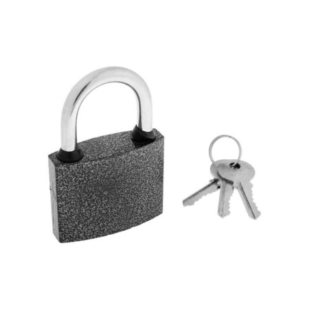 Lockland hinged lock with a 63 mm moisture -proof arise